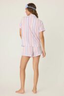 Bayside Dreams Pastel Striped PJ Set