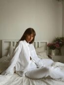 Cotton Long Sleeve Pajama Set for Women