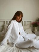 Cotton Long Sleeve Pajama Set for Women